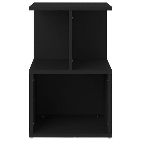 Bedside Tables Bedside Cabinets 2 Pcs Black 35X35x55 Cm Engineered Wood