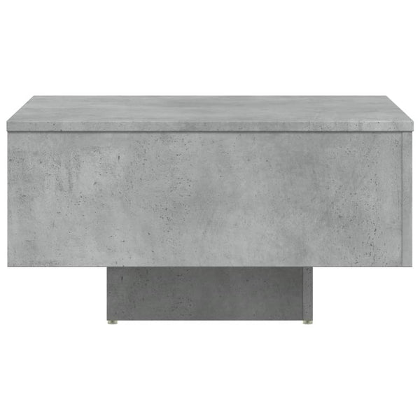 Coffee Tables Coffee Table Concrete Grey 60X60x31.5 Cm Engineered Wood