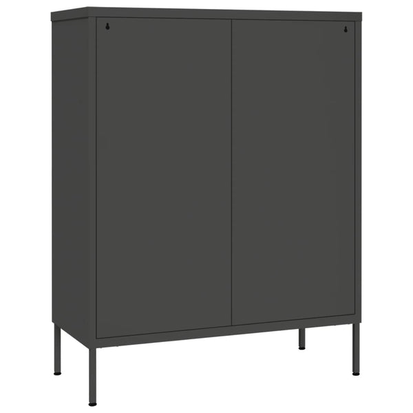 Cabinets & Cupboards Drawer Cabinet Anthracite 80X35x101.5 Cm Steel