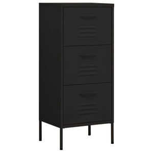 Cabinets & Cupboards Storage Cabinet Black 42.5X35x101.5 Cm Steel