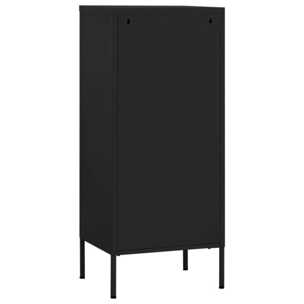 Cabinets & Cupboards Storage Cabinet Black 42.5X35x101.5 Cm Steel