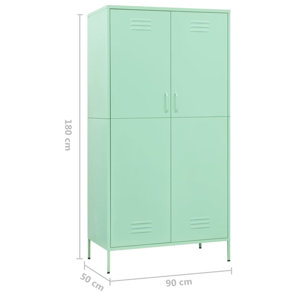 Wardrobes Wardrobe Mint 90X50x180 Cm Steel