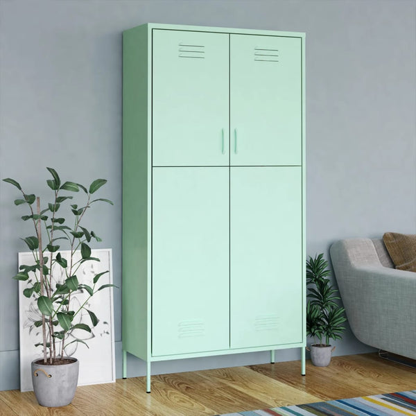 Wardrobes Wardrobe Mint 90X50x180 Cm Steel