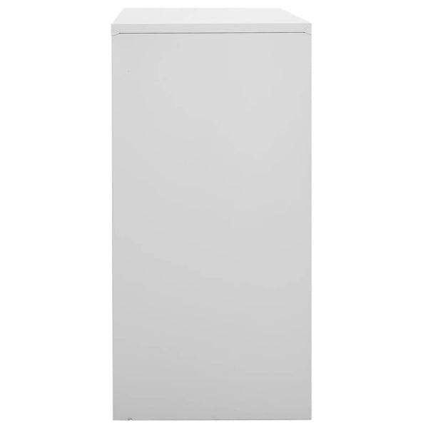 Cabinets & Cupboards Locker Cabinet Light Grey 90X45x92.5 Cm Steel