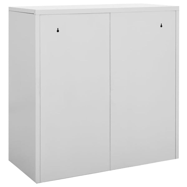 Cabinets & Cupboards Locker Cabinet Light Grey 90X45x92.5 Cm Steel