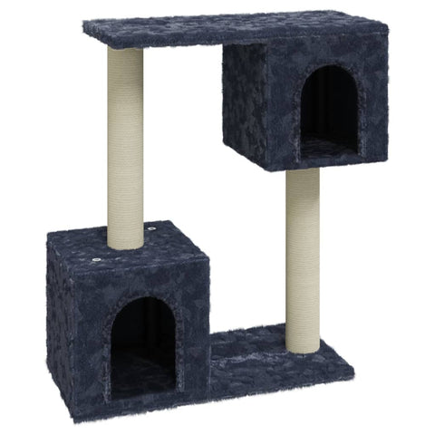 Furniture & Scratchers Cat Tree With Sisal Scratching Posts Dark Grey 60 Cm