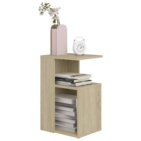 Side Tables Side Table Sonoma Oak 36X30x56 Cm Engineered Wood