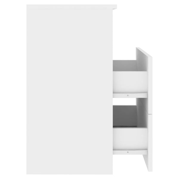 Bedside Tables Bed Cabinets 2 Pcs White 50X32x60 Cm