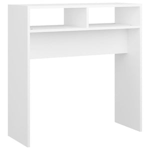 Tables Console Table White 78X30x80 Cm Engineered Wood