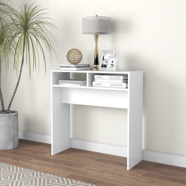 Tables Console Table White 78X30x80 Cm Engineered Wood