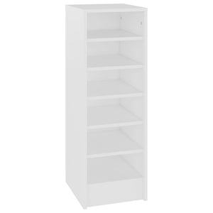 Shoe Cabinets Shoe Cabinet White 31.5X35x90 Cm Engineered Wood