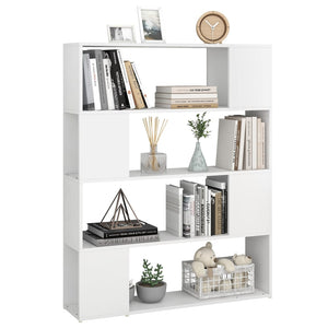 Cabinets & Cupboards Book Cabinet Room Divider White 100X24x124 Cm