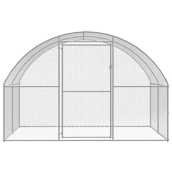 Small Animal Cages & Hutches Outdoor Chicken Coop 3X2x2 M Galvanised Steel