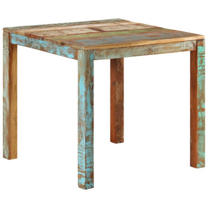 Dining Tables Dining Table 82X80x76 Cm Solid Reclaimed Wood