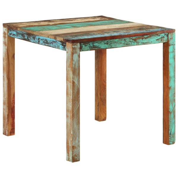 Dining Tables Dining Table 82X80x76 Cm Solid Reclaimed Wood