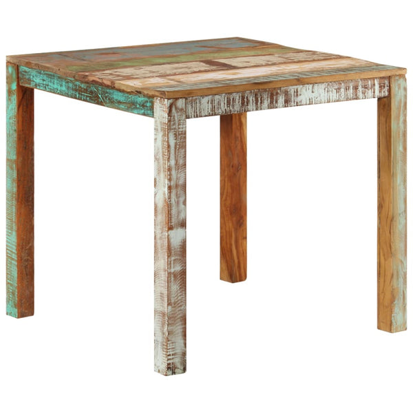 Dining Tables Dining Table 82X80x76 Cm Solid Reclaimed Wood