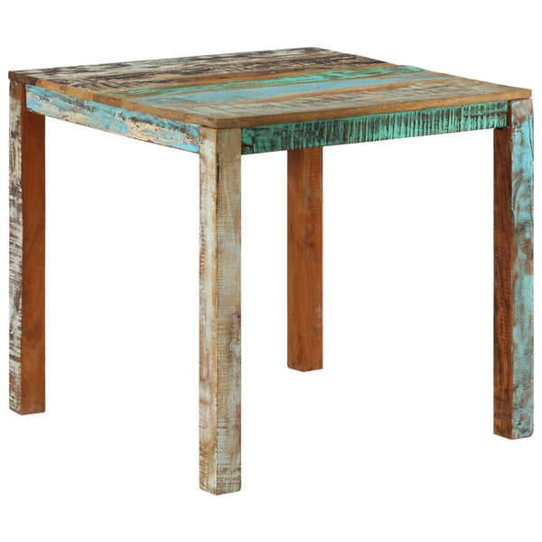 Dining Tables Dining Table 82X80x76 Cm Solid Reclaimed Wood