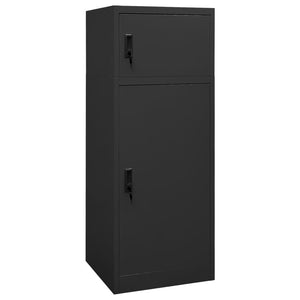 Cabinets & Cupboards Saddle Cabinet Anthracite 53X53x140 Cm Steel