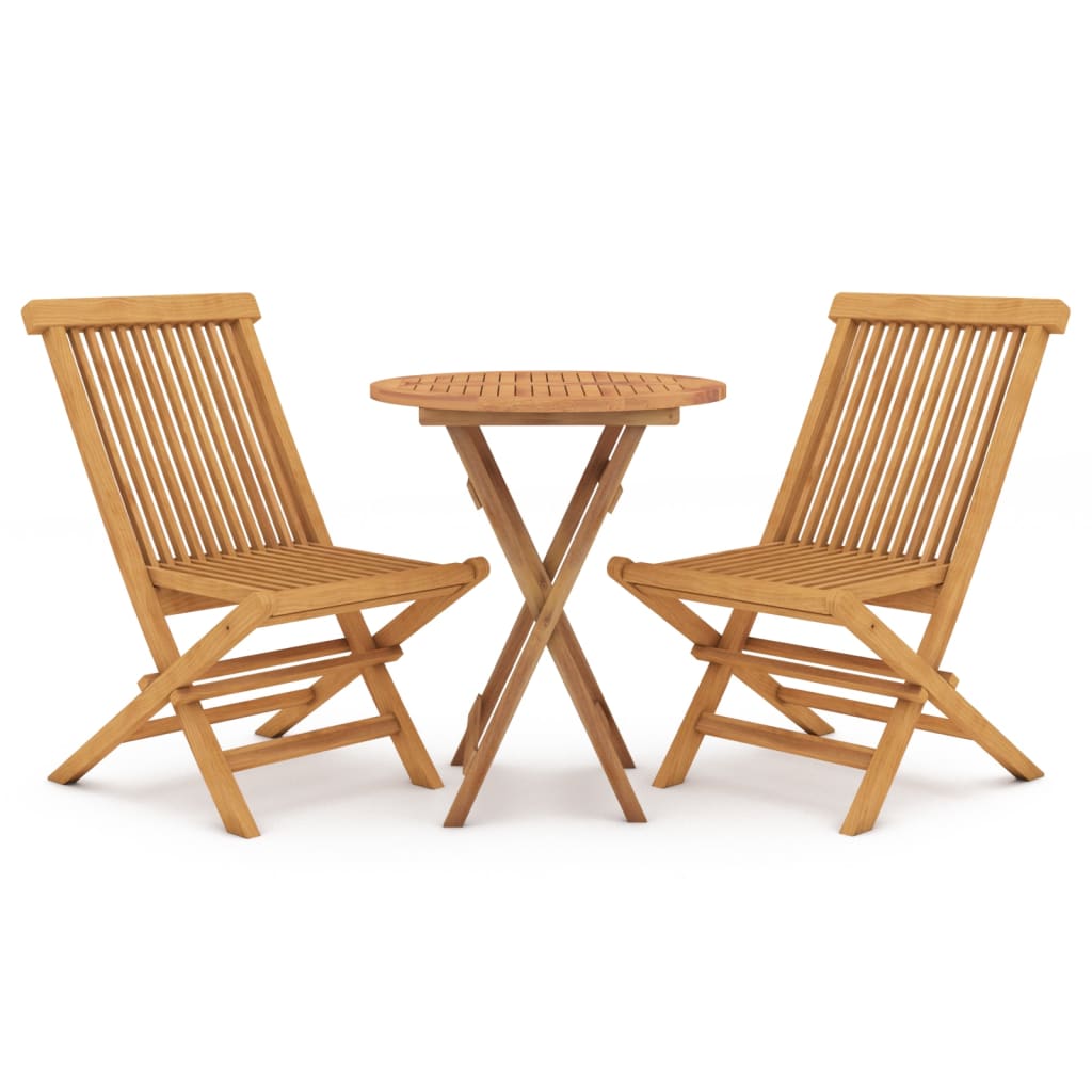 Patio Furniture Sets 3 Piece Garden Dining Set Solid Wood Teak