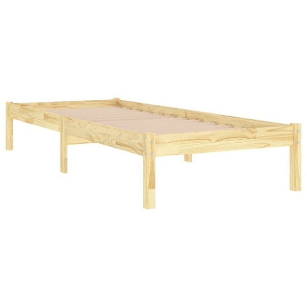 Single Bed Frames Bed Frame Solid Wood 92X187 Cm Single Size