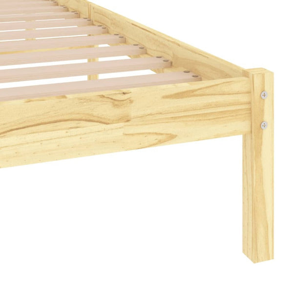 Single Bed Frames Bed Frame Solid Wood 92X187 Cm Single Size