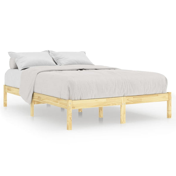 Queen Bed Frames Bed Frame Solid Wood 153X203 Cm Queen Size