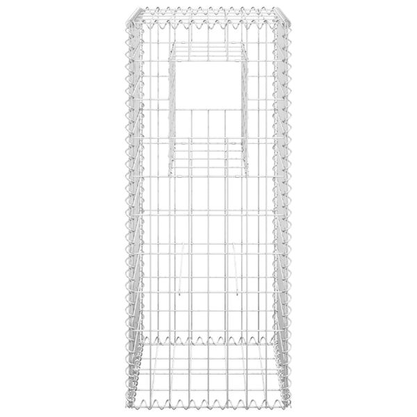 Gabion Baskets Gabion Basket Posts 2 Pcs 40X40x100 Cm Iron