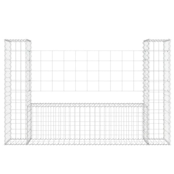 Gabion Baskets U Shape Gabion Basket With 2 Posts Iron