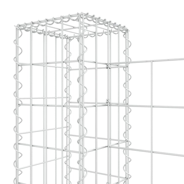 Gabion Baskets U Shape Gabion Basket With 2 Posts Iron