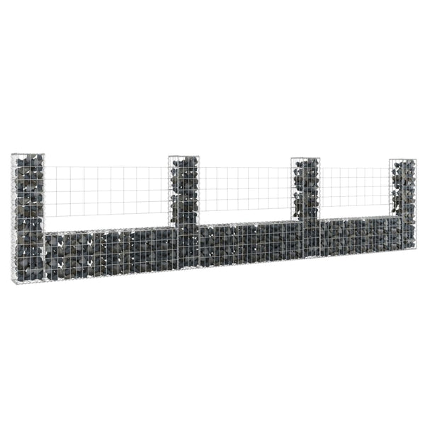 Gabion Baskets U Shape Gabion Basket With 4 Posts Iron