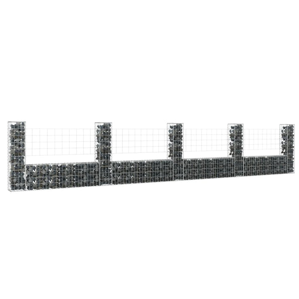 Gabion Baskets U Shape Gabion Basket With 5 Posts Iron