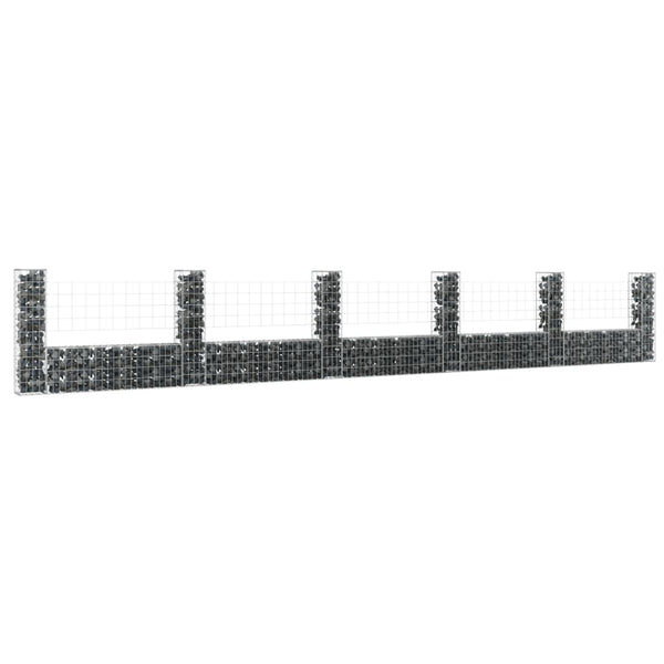 Gabion Baskets U Shape Gabion Basket With 6 Posts Iron