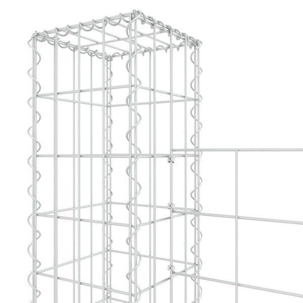 Gabion Baskets U Shape Gabion Basket With 2 Posts Iron