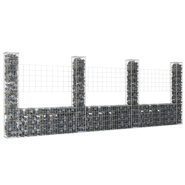 Gabion Baskets U Shape Gabion Basket With 4 Posts Iron