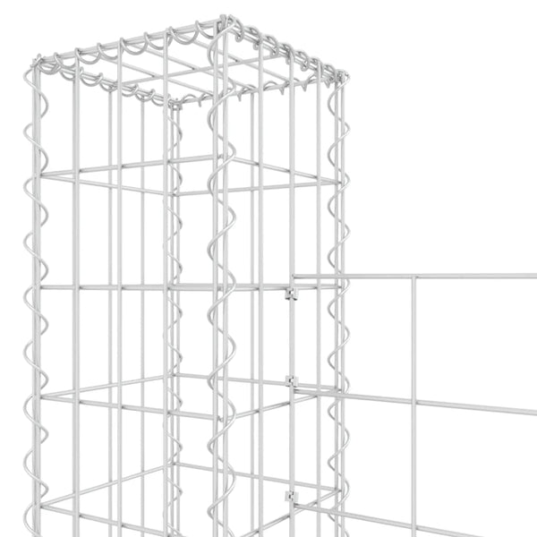 Gabion Baskets U Shape Gabion Basket With 2 Posts Iron