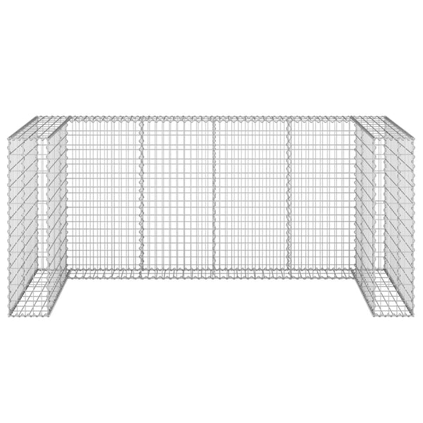 Gabion Baskets Gabion Wall For Garbage Bins Galvanised Steel 254X100x110 Cm