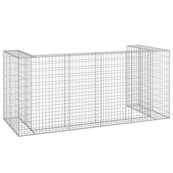 Gabion Baskets Gabion Wall For Garbage Bins Galvanised Steel 254X100x110 Cm