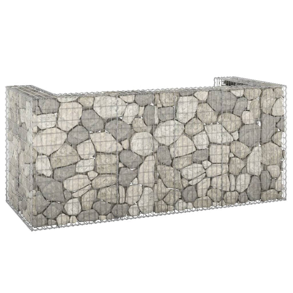 Gabion Baskets Gabion Wall For Garbage Bins Galvanised Steel 254X100x110 Cm