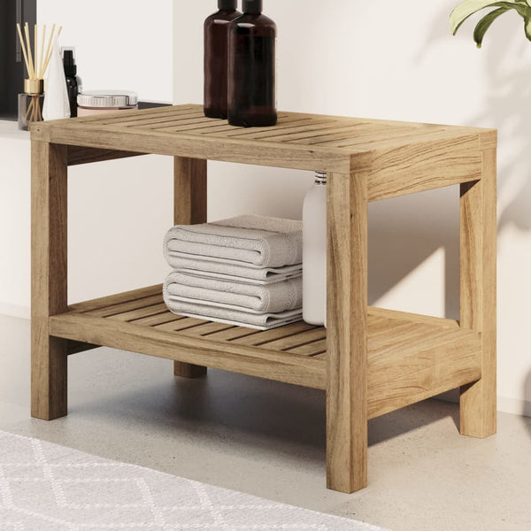 Other Bathroom Accessories Bathroom Side Table 50X40x45 Cm Solid Wood Teak