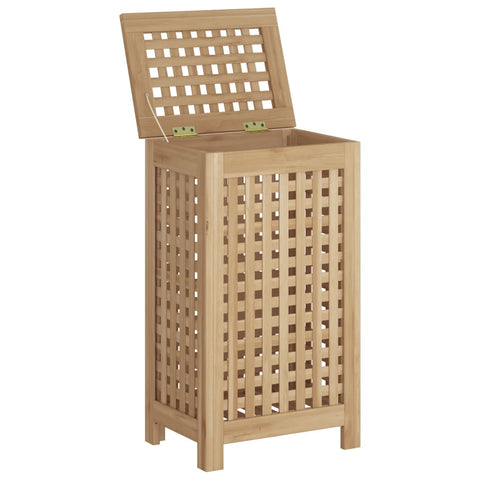 Laundry Baskets & Hampers Wash Bin 35X25x60 Cm Solid Wood Teak