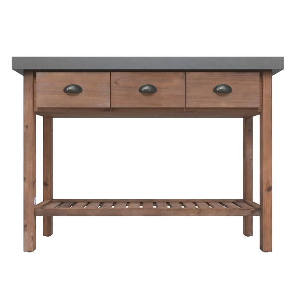 Tables Console Table 110X35x80 Cm Solid Wood Fir