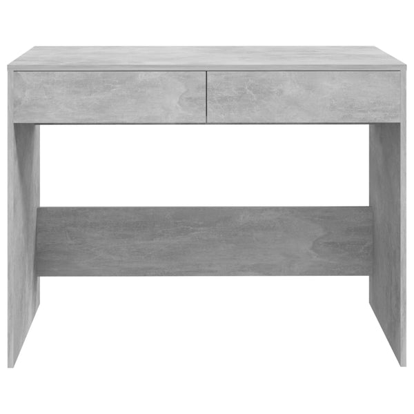 Home Office Desks Desk Concrete Grey 101X50x76.5 Cm Engineered Wood