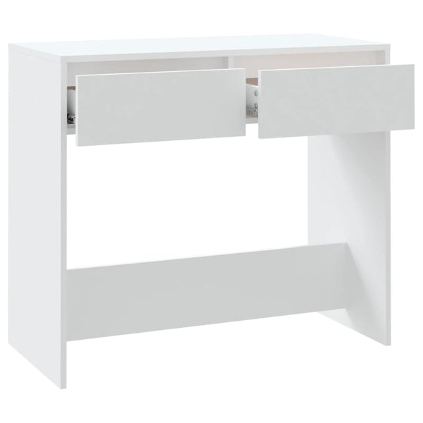 Hall Tables Console Table White 89X41x76.5 Cm Engineered Wood