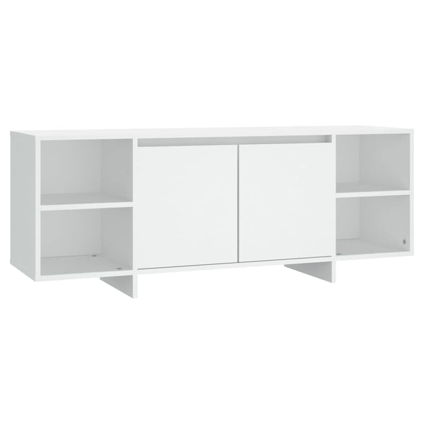 TV Stands & Entertainment Units Tv Cabinet White 130X35x50 Cm Engineered Wood