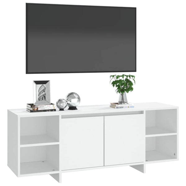 TV Stands & Entertainment Units Tv Cabinet White 130X35x50 Cm Engineered Wood