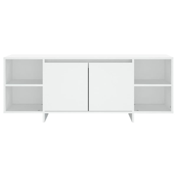 TV Stands & Entertainment Units Tv Cabinet White 130X35x50 Cm Engineered Wood