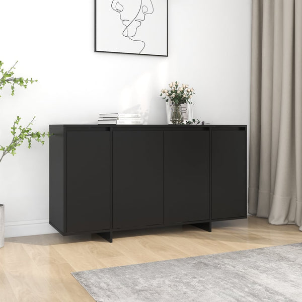 Sideboards & Buffets Sideboard Black 135X41x75 Cm Engineered Wood