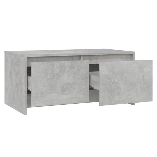 Coffee Tables Coffee Table Concrete Grey 90X50x41.5 Cm Engineered Wood