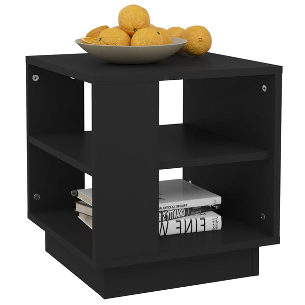 Coffee Tables Coffee Table Black 40X40x43 Cm Engineered Wood