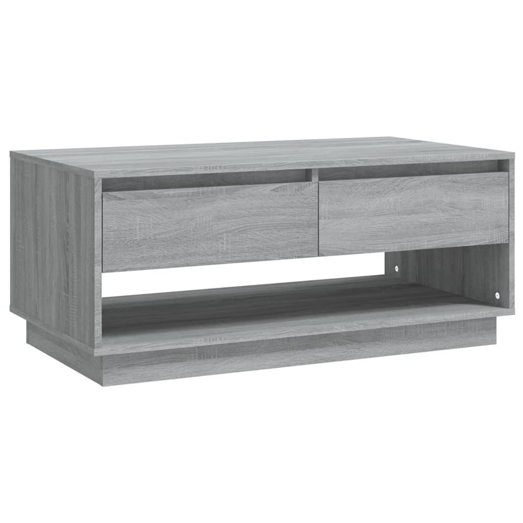 Coffee Tables Coffee Table Grey Sonoma 102.5X55x44 Cm Engineered Wood